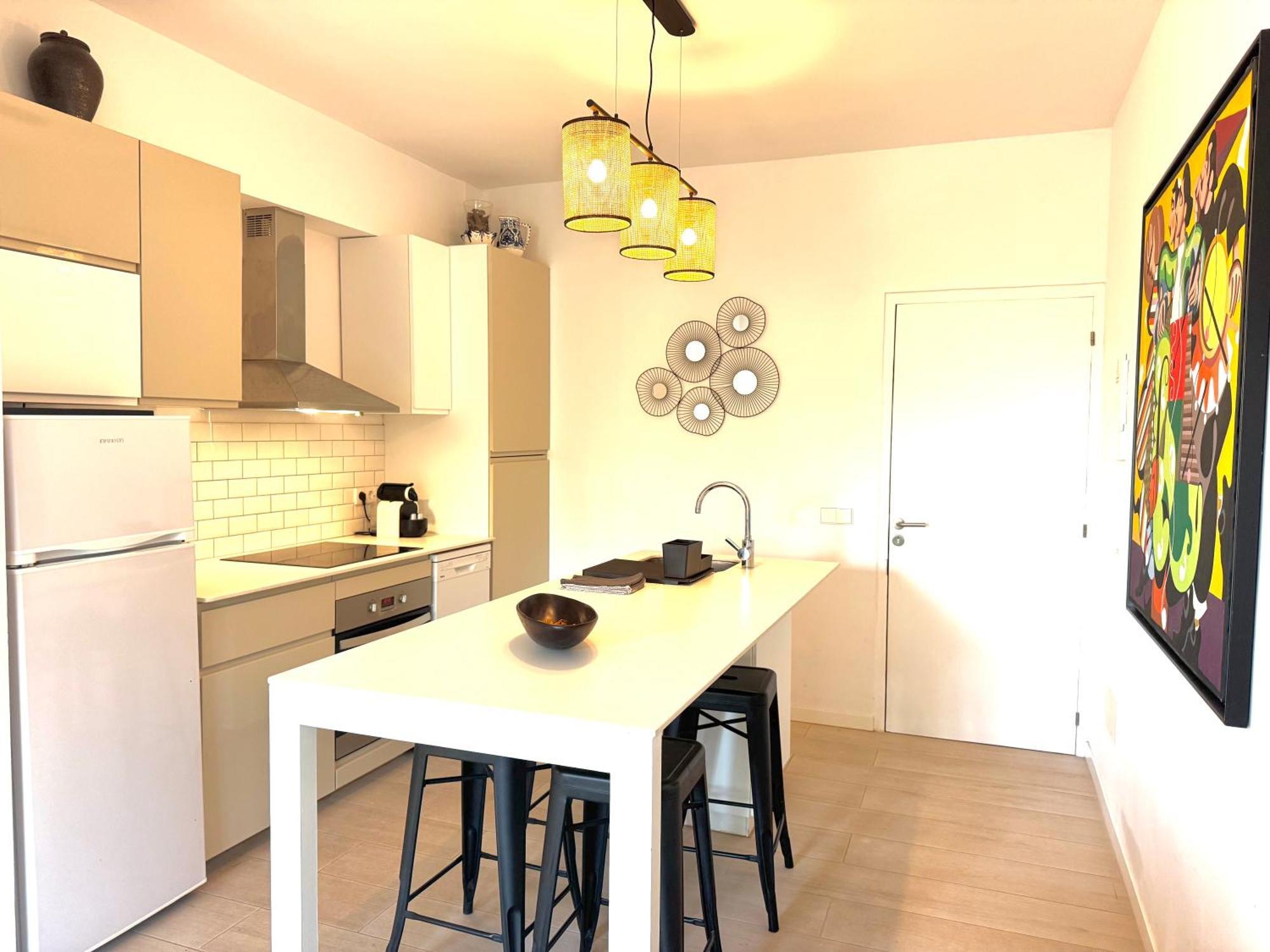 Appartement Nobe Es Pujols Proche Plage, Vue Mer エクステリア 写真